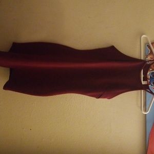 Burgandy dress